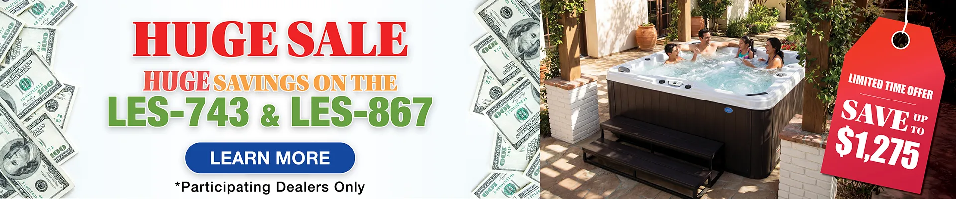 Calspas hot tub being used in a family setting - Vancouver